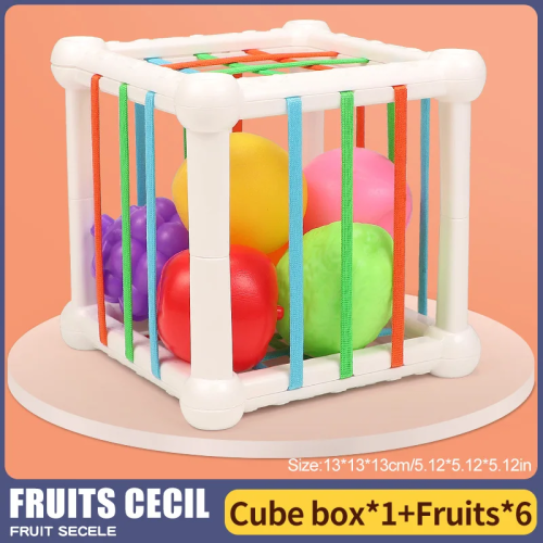 Imagen de 7 Uds. De juguetes educativos de aprendizaje apilables a juego con forma de cubo para niños, juegos educativos, juguetes para bebés