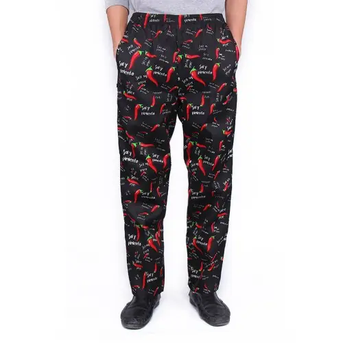 Image de Pantalon de Chef Homme - Uniforme Cuisine Baggy Léger