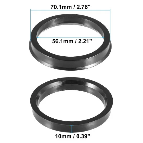 70.1mm to 58.6mm