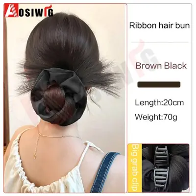 Image de Pince à Cheveux Synthétique - Chignon Bouclé & Ondulé