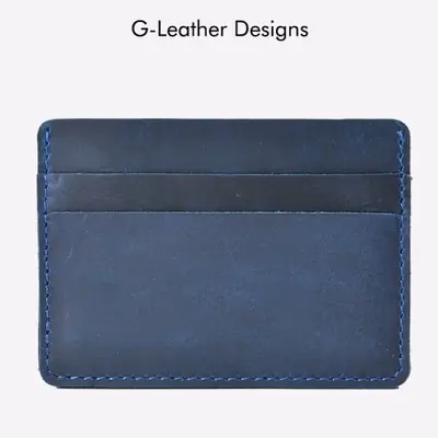 Image de Porte-cartes en cuir véritable homme - Élégant & pratique