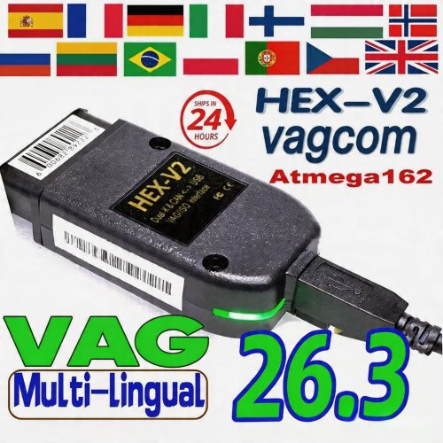 Zdjęcie VCDScan HEX V2 – Nowoczesny Interfejs Diagnostyczny dla VW, Audi, Skoda, Seat