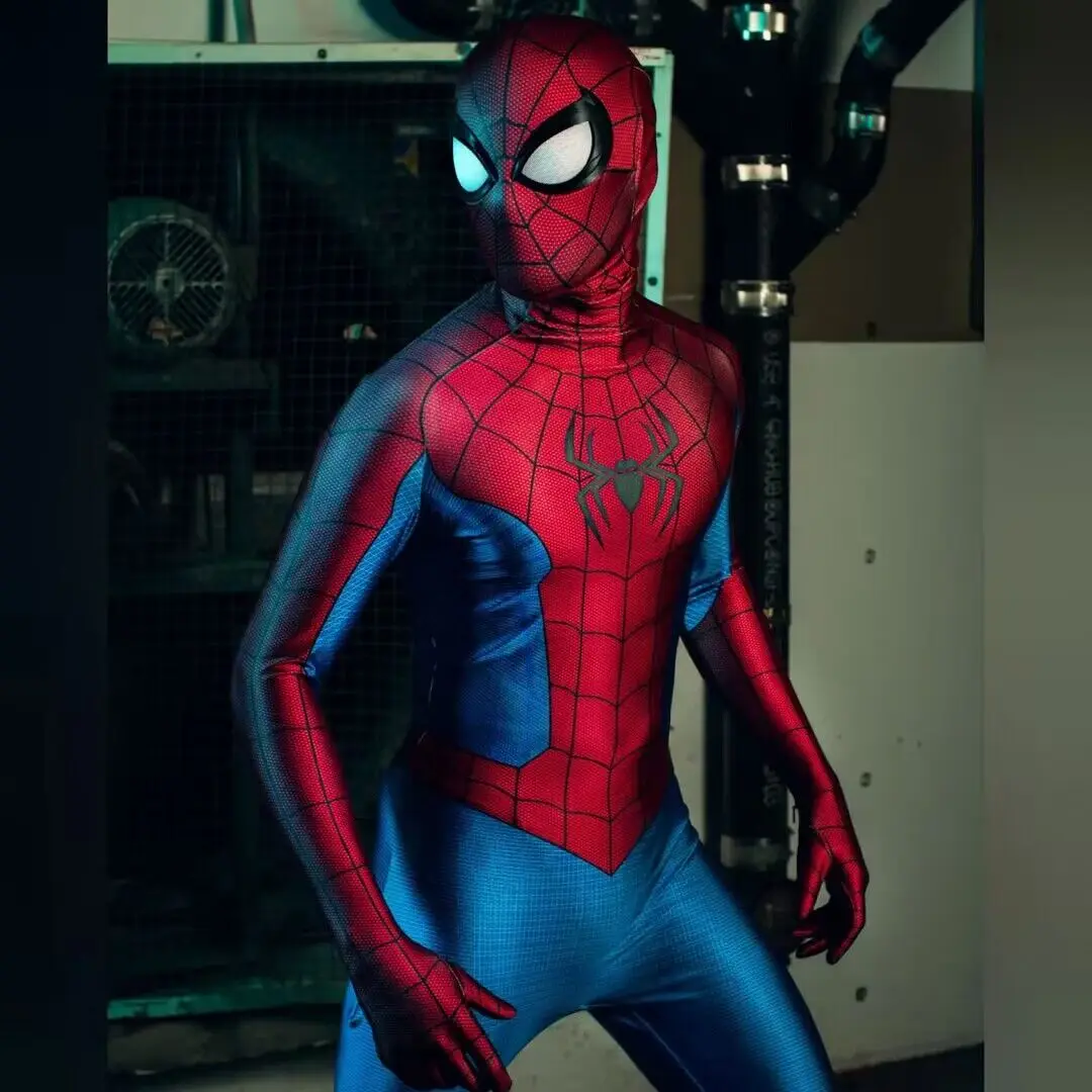 Afbeelding van Spider-Man Cosplay Kostuum voor Mannen – Volledige Zentai Bodysuit