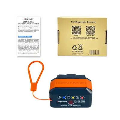 Image de Scanner OBD2 Bluetooth 5.0 pour Voiture - Diagnostic Rapide et Précis