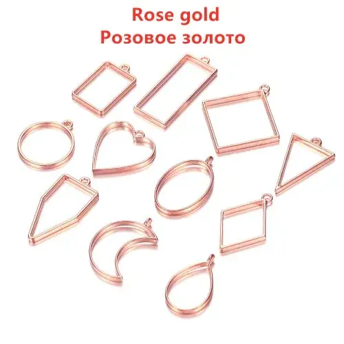11Pcs Rose gold