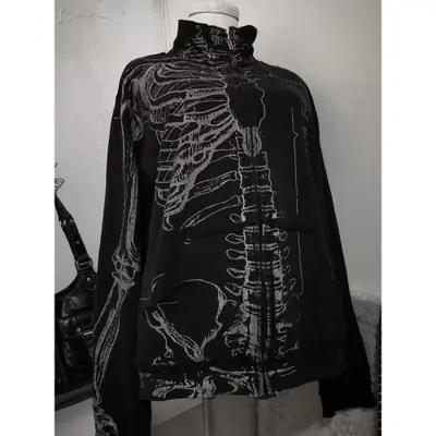 Image de Hoodie Vintage Y2K Gothique pour Femme