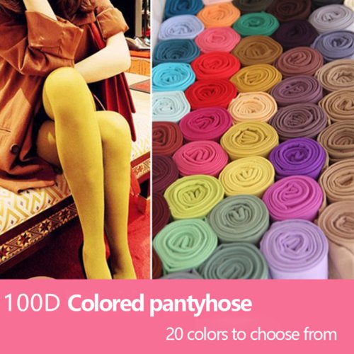 Image de Collants Colorés Lolita Kawaii - Style Sweet & Gothique
