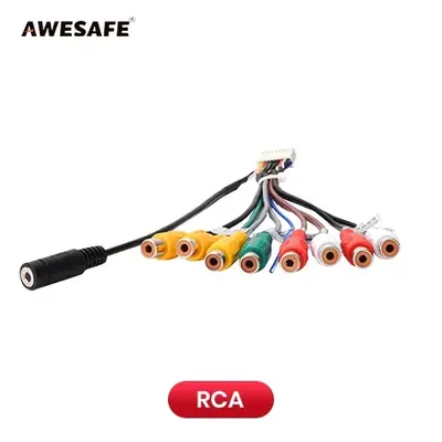 Image de Câble RCA Universel 20 Broches avec Micro pour Autoradio Android