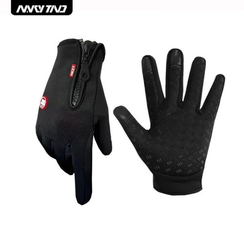 Imagen de Guantes de Esquí Táctiles en Terciopelo Cálidos, Impermeables y A Prueba de Frío para Actividades al Aire Libre, Equitación, Otoño e Invierno