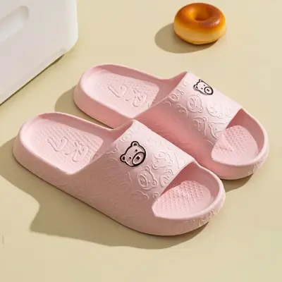 Image de Chaussons Ours Mignons Anti-Dérapants - Confort Intérieur