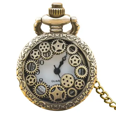Image de Montre de Poche Steampunk en Bronze Vintage