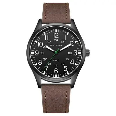 Image de Montre Homme Sportive Luxe - Quartz Étanche avec Date et Lumineux