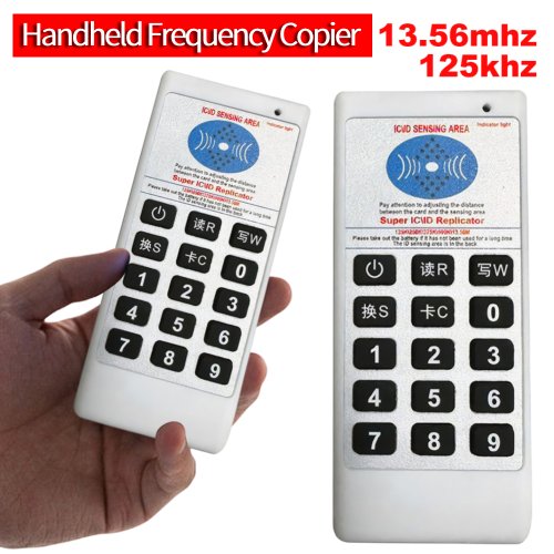 Image of Handheld RFID & NFC Card Reader Writer – 125kHz and 13.56MHz IC Card Duplicator for Access Control and Smart Tag Cloning