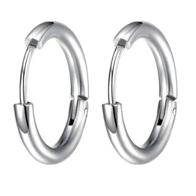 Image de Boucles d'oreilles croix longues vintage acier inoxydable