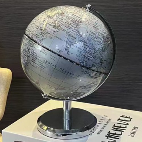 Image de Globe Rétro Vintage 19x15 cm - Décoration Élégante pour Bureau & Maison