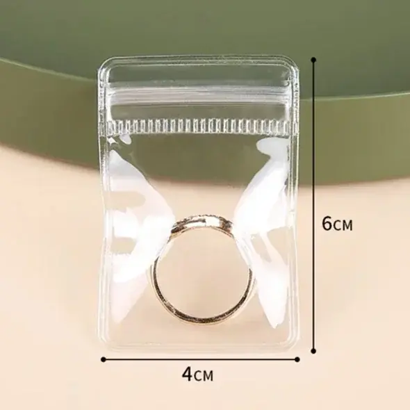 Image de Pochettes PVC Transparentes pour Bijoux - Anti-Oxydation