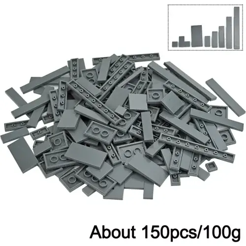 Gris foncé-150pcs