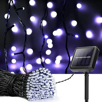 Image de Guirlande Solaire LED 300 LEDs - Éclairage de Noël Étanche