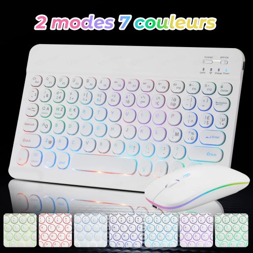 Image of Bluetooth Wireless Magic for iPad 9 Generation Air Pro Mini Keyboard Mouse 11/10/9inch Tablet Keyboard for xiaomi Samsung Huawei