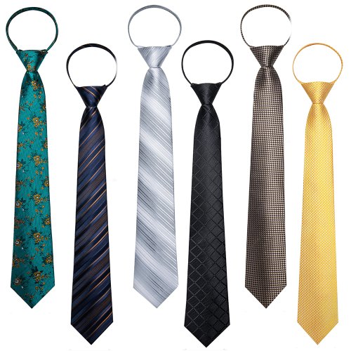 Immagine di Cravatta Elegante con Cerniera per Uomo