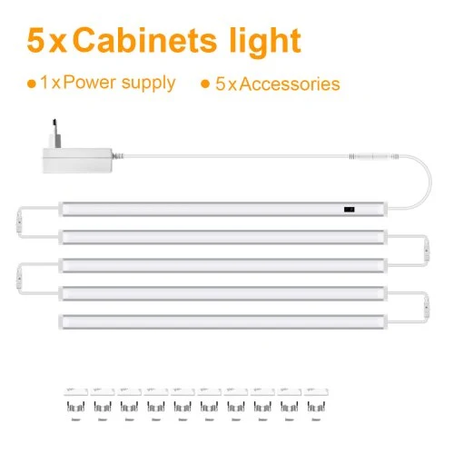 5PCS LED barra claro