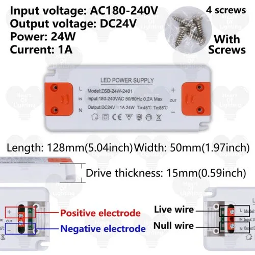 DC24V 24W 1A