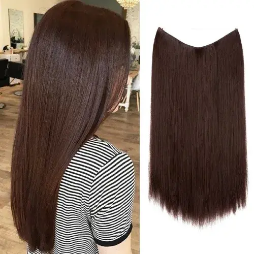 Image de Extensions de Cheveux Blondes Longues & Naturelles