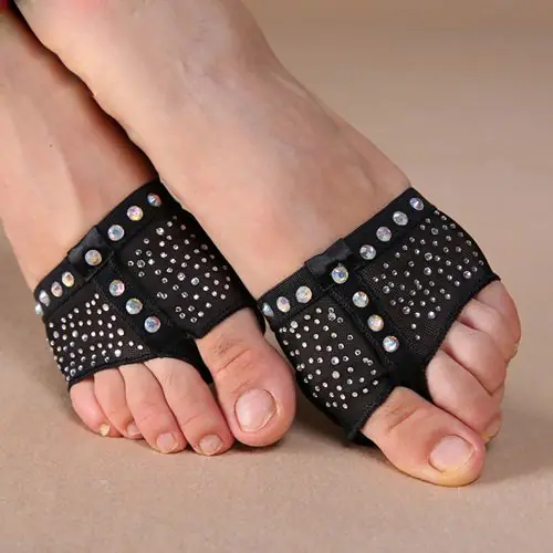 Image de Chaussettes de Danse avec Strass - Protection Talon & Orteil