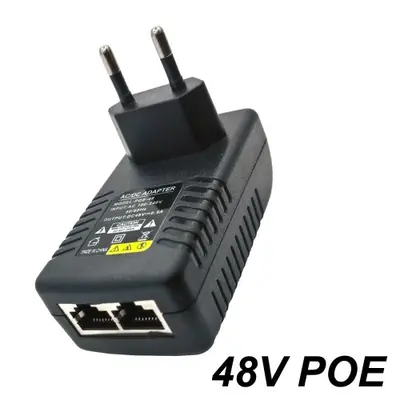 Image de Adaptateur PoE 48V 0.5A pour Caméra IP CCTV