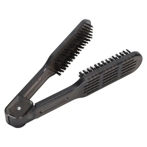Image de Brosse à Lisser Pro en Forme de V - Coiffure Facile & Lisse