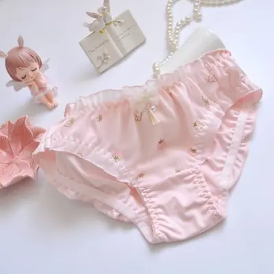 Image de Culottes Princesse Japonaises en Coton Doux avec Volants