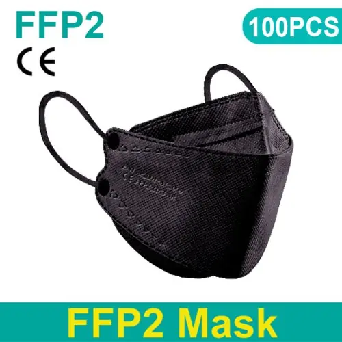 Schwarz 100PCS