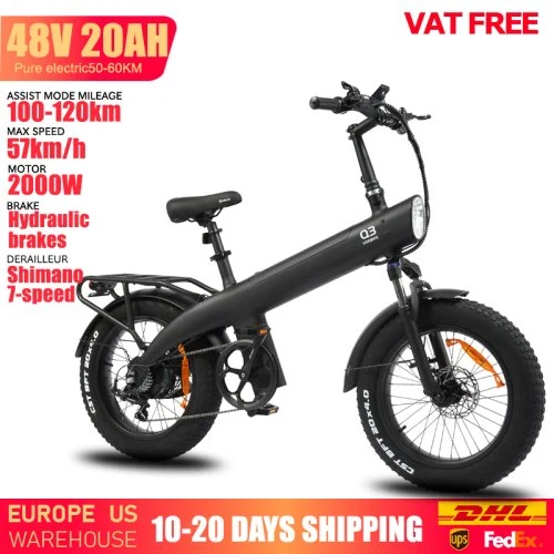 2000 W 20 Ah Schwarz