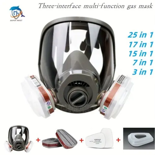 Image de Masque à Gaz 6800 - Protection Industrielle Avancée