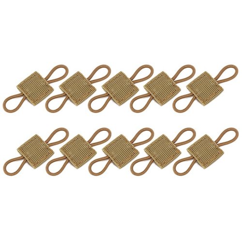 Afbeelding van 10 stks MOLLE Elastisch Nylon Singels Lint Gesp Outdoor Wandelen Jacht Rugzak Vest PTT Antenne Stok Pijp Binding Retainer