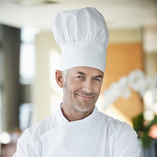 Immagine di Cappello da Cuoco Regolabile in Cotone per Chef e Personale di Cucina - Ideale per Ristoranti, Hotel, Mensa e Cucine Domestiche
