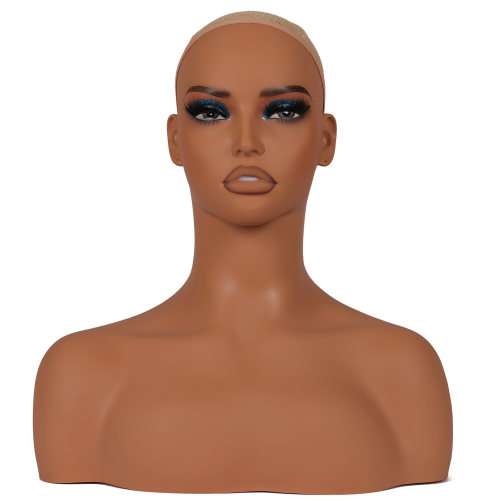 Bild von Stilvoller Mannequin-Kopf mit Make-up & Wimpern