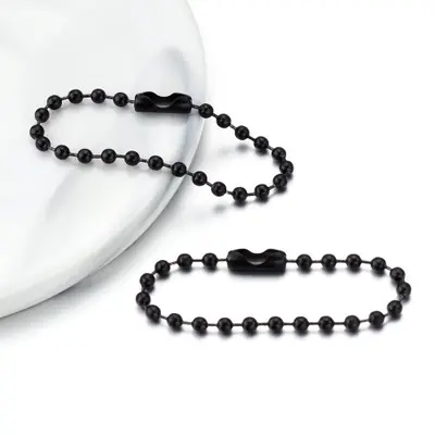 Image de Chaînes Colorées 100 Pièces - Création de Bijoux & Porte-Clés