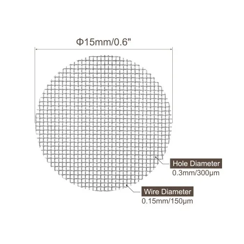 50Pcs 15mm