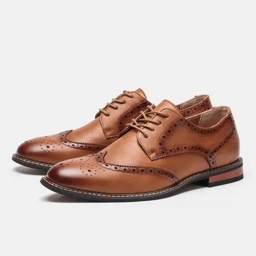 Image de Chaussures Homme Brogues Cuir - Taille 7 à 13