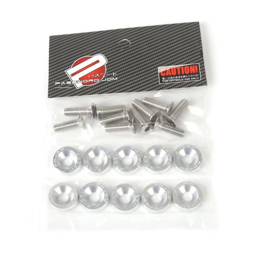 Image de Vis M6 Aluminium pour Voiture Modifiée - Pack de 10