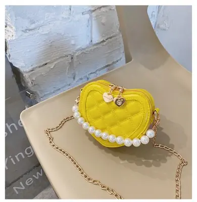 Image de Sac à Main Princesse en Forme de Cœur pour Filles