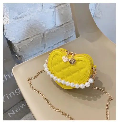 Image de Sac à Main Princesse en Forme de Cœur pour Filles