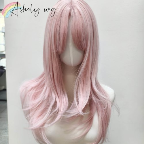 Immagine di Parrucca Rosa Lolita con Frangia - Stile Ashely