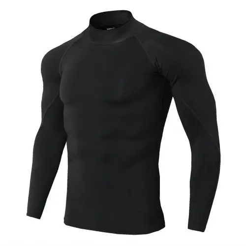 Image de T-Shirt de Compression Homme - Manches Longues Fitness & Sport