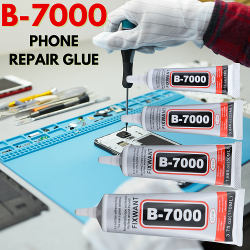 Zdjęcie Przezroczysty Klej B7000 FixWant – Uniwersalny Klej do Naprawy Ekranów Dotykowych, Biżuterii, Tkanin, Butów i Rzemiosła Artystycznego – 15ml, 50ml, 110ml