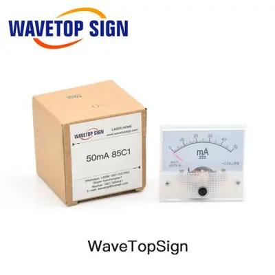 Image de Ampèremètre Analogique 0-50mA pour Laser CO2