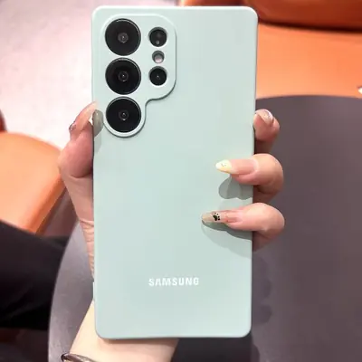 Image de Coque silicone souple pour Samsung Galaxy S25 Ultra & autres modèles