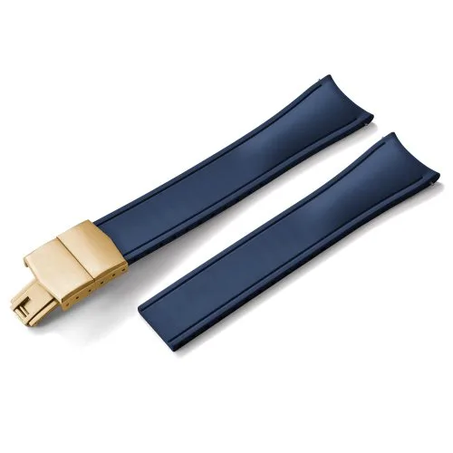 Blauw goud gesp