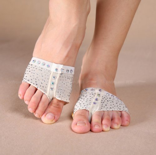 Image de Chaussettes de Danse avec Strass - Protection Talon & Orteil